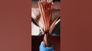 Сopper wire and Сutters. | Macro #satisfying #macro #asmr #asmreating #closeup #zoom #experiment