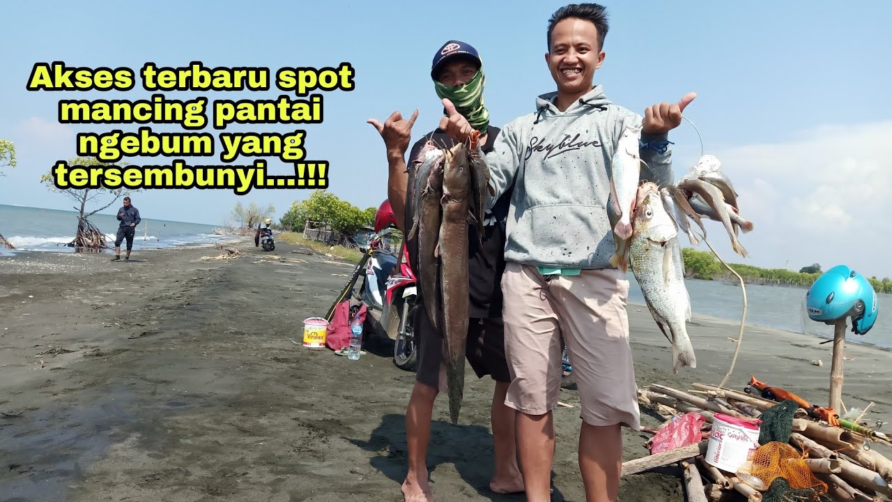 access the newest ngebum beach fishing spot part 2