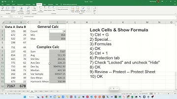 How to Lock Cells that have Formulas in Excel 🔒 - Excel Tips and Tricks