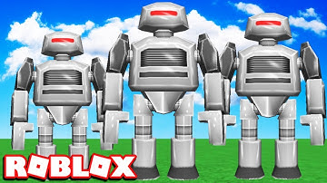 BUILD A ROBOT ARMY IN ROBLOX ROBOT SIMULATOR