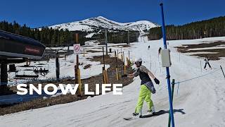 Breckenridge Colorado Late Spring Snowboarding For my birthday! screenshot 3