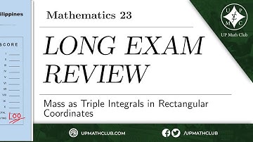 15 Mass as Triple Integrals