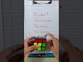 how to solve the 3 by 3 rubik&#39;s cube [simple]...#shorts