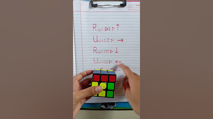 how to solve the 3 by 3 rubik's cube [simple]...#shorts
