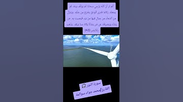 سورة النور -آية 43: القارئ/محمد جواد سوالمة