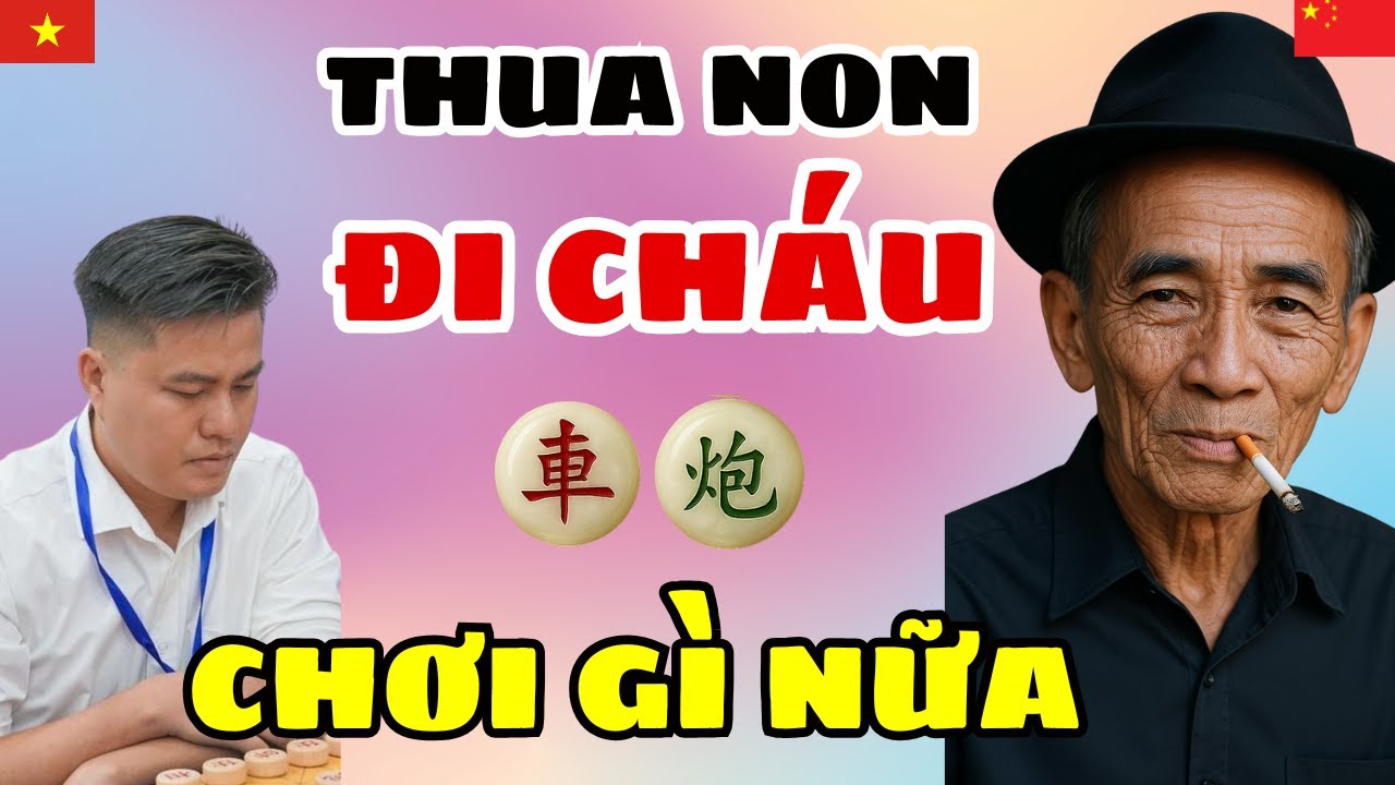 🔴CỜ TƯỚNG | Lão Quách ăn được xe của HUYNH cao giọng 