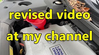 lexus rx450h oil change. 2010..2015 Revised video link in description.