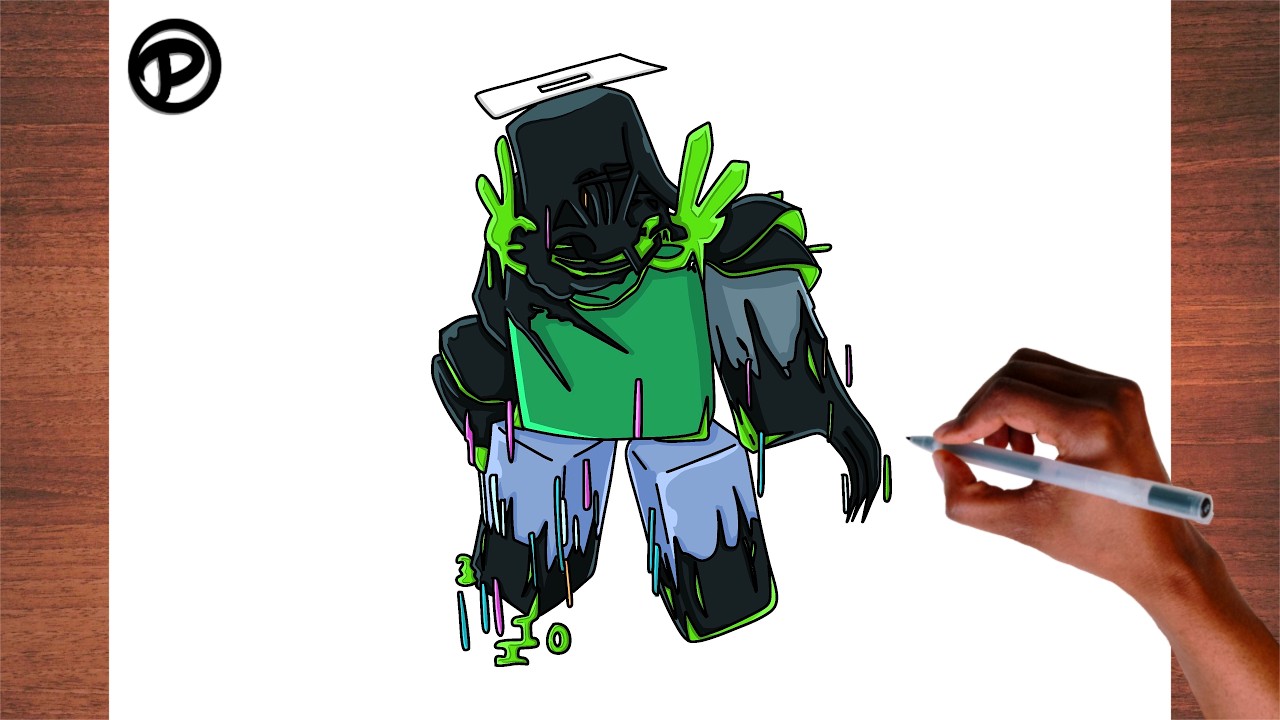 How to Draw LIVING LEGEND JOHN DOE (Forsaken Roblox) Step by Step