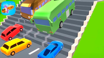 Shape-shifting Games All Levels Gameplay iOS,Android Walkthrough Mobile Lowpoly Bus vs Bus Cartoon