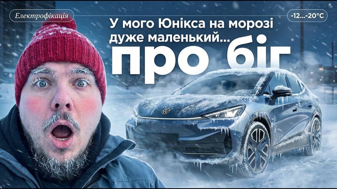 Мороз “вбиває” пробіг? Тест VW ID. Unyx у -12…-20°C