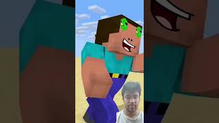 HELP Herobrine Stop The Mystery Bedrock #mashle #shorts #trending #anime
