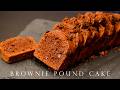 Moist Brownie Pound Cake Recipe｜Low Sugar & Soft Chocolate Loaf