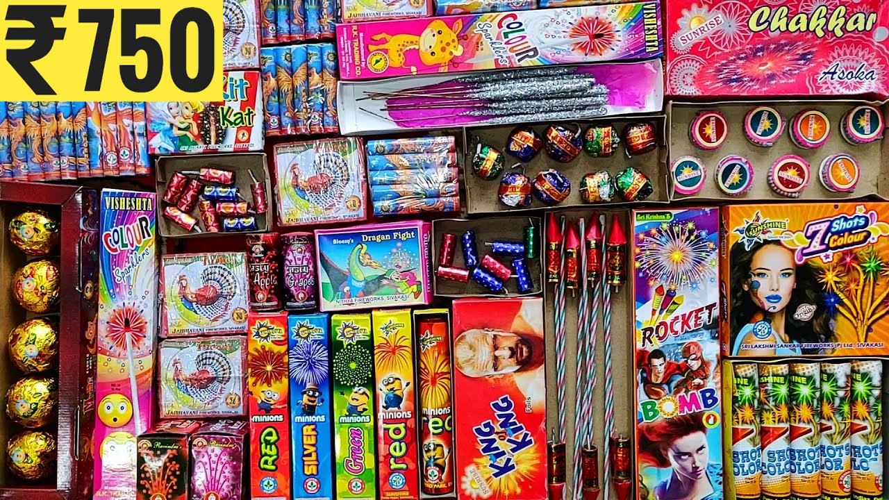 ₹750 BUDGET DIWALI FIRECRACKERS STASH | DIWALI KE PATAKHE | DIWALI CRACKERS | CRACKERS VIDEO