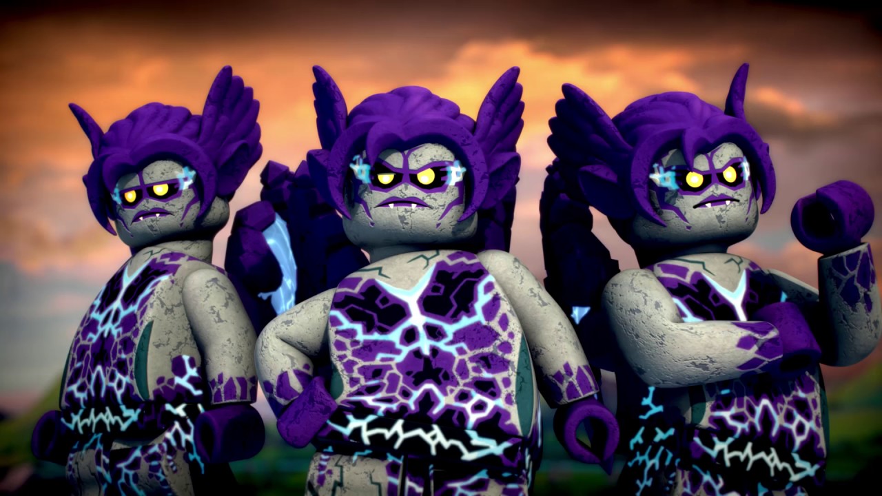 "Flying Gargoyles and Harpies" - LEGO Nexo Knights - Character video (Suomi)