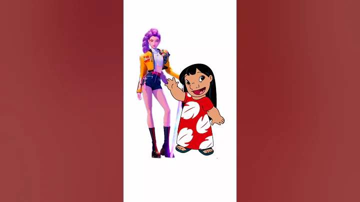 lilo x rumi kpop demon hunters #shorts #art #drawing #kpopdemonhunters