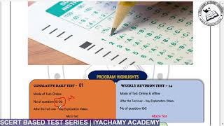 Scert Based Micro Test Macro Test Comprehensive Test Schedule Explained
