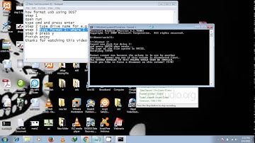 format usb  with DOS