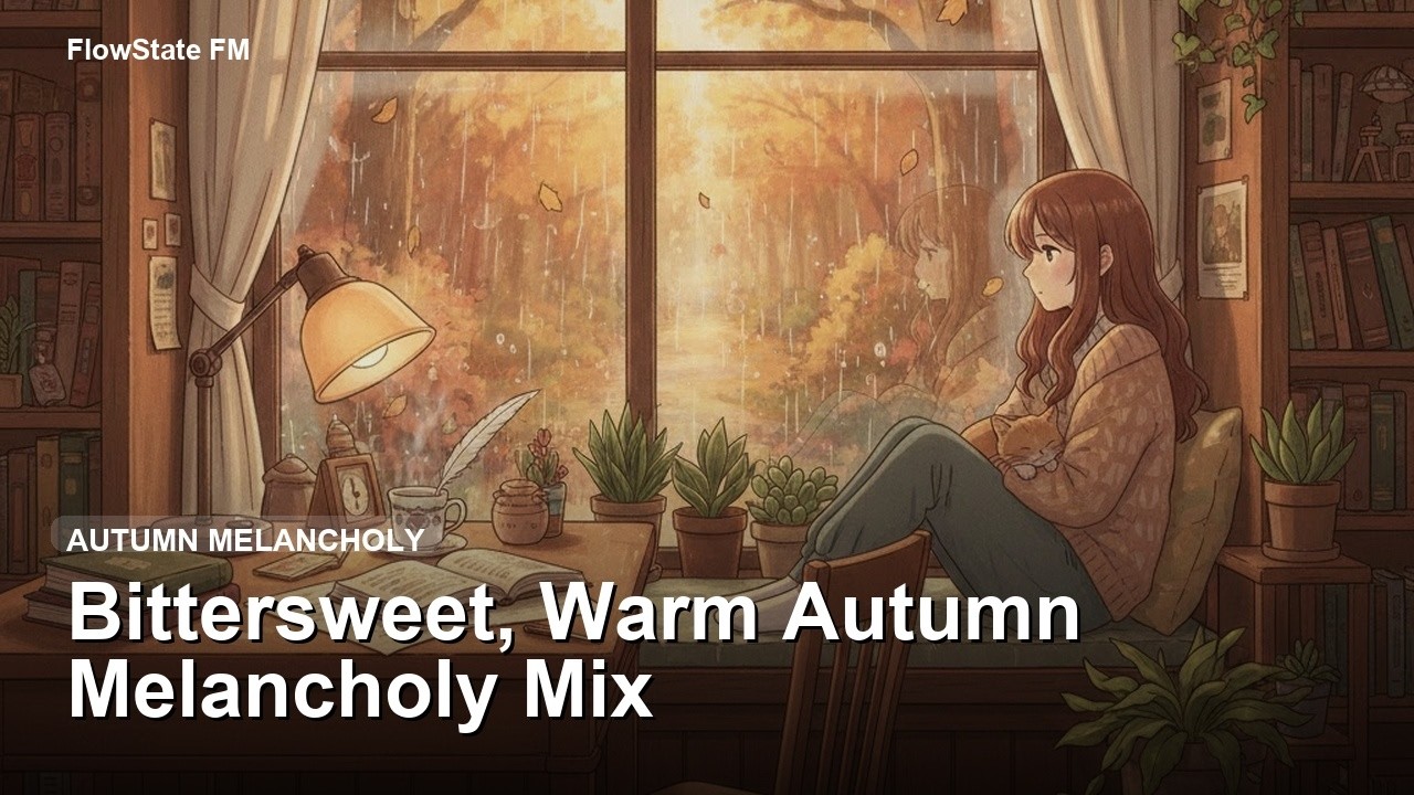 Autumn Melancholy BGM Mix для учёбы 【1.5 Hours】