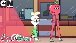 Apple \& Onion | Apple Wants To Be Tall | Cartoon Network UK 🇬🇧