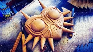 Carving Majoras Mask From One 2X4