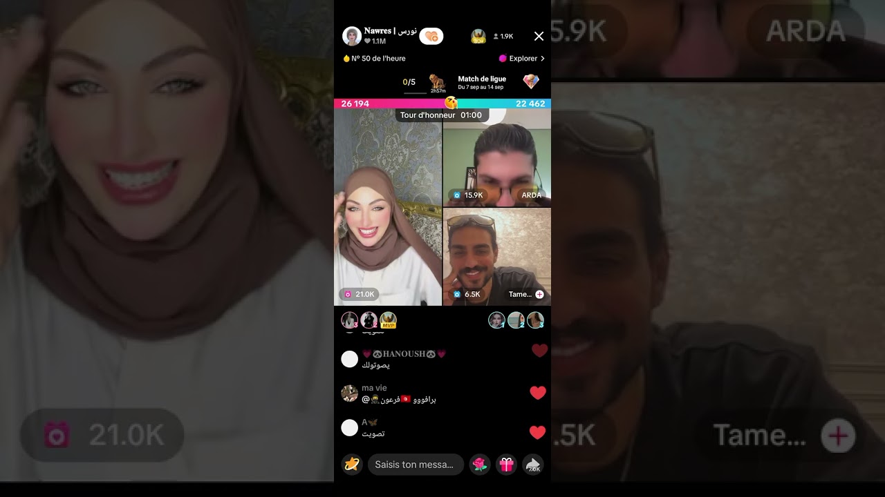 لايف نورس اليوم 15 09 25 live nawres part2