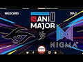 SECRET vs NIGMA - 2 - WEPLAY ANIMAJOR - Wild Card - Viciuslab