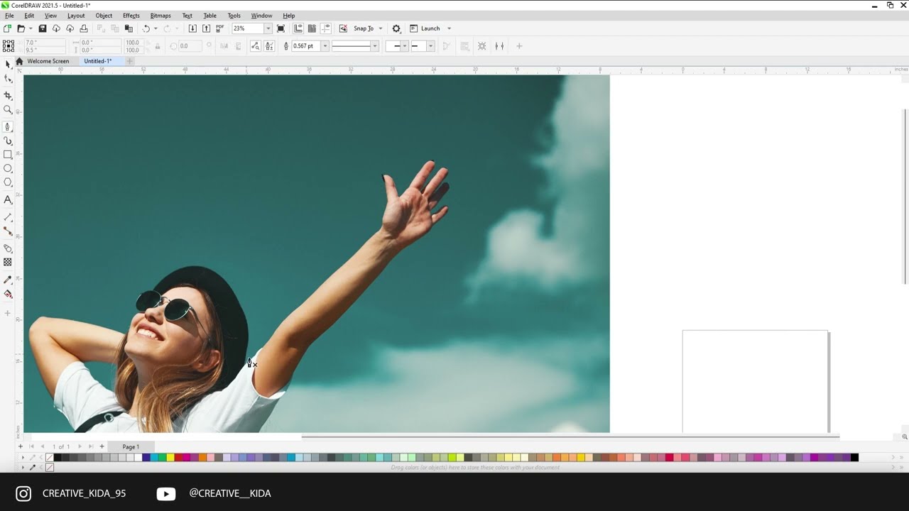 Music Wave design in Corel draw | Creative Kida