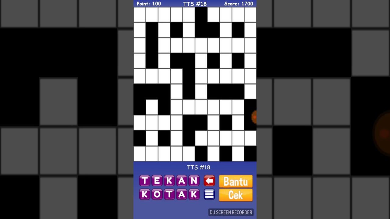 Jawaban Tts 2018 Level 18 Youtube