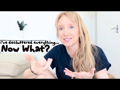 I DECLUTTERED EVERYTHING. NOW WHAT ???? Intentional living & decluttering...