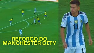 ECHEVERRI ENTROU COLOCANDO FOGO NA PARTIDA | Claudio Echeverri vs Brasil