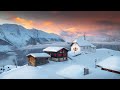 ❄Beautiful Snow Scene - Winter Scene - Relaxing Piano Sleep Music: Meditation, Spa Music &amp; Study 102