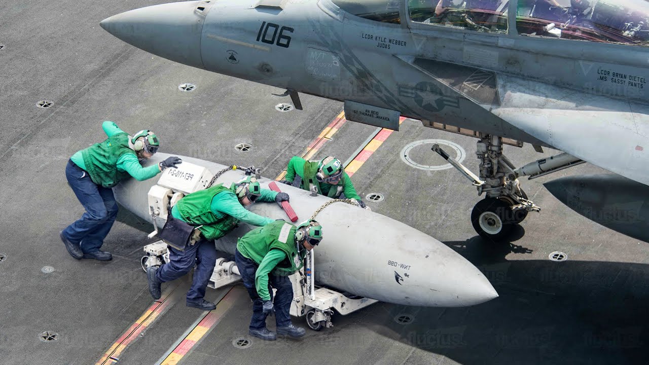  Working in The Danger Zone of the Largest US Aircraft Carrier
