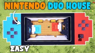 Minecraft : Nintendo Duo Starter House Tutorial 🎮🏡⚒️