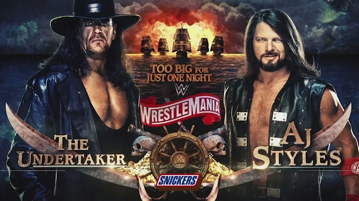 FULL MATCH- WRESTLEMANIA 36 THE UNDERTAKER VS AJ STYLES BONEYARD MATCH 2020