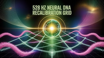 528 Hz Neural DNA Recalibration Grid | Phi-Encoded Harmonic Healing (8-Hour Black Screen - NO WIND)