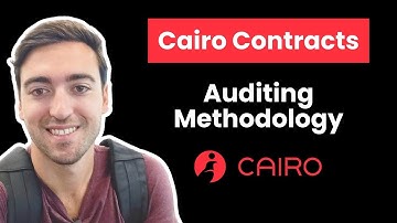 Cairo Smart Contract Auditing Methodology by Gershon from Ginger Security