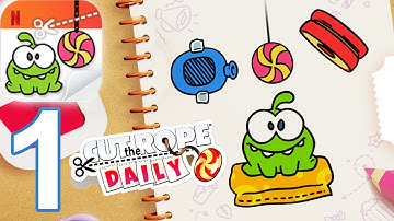 Cut the Rope Daily Gameplay Walkthrough Part 1 (iOS Android)
