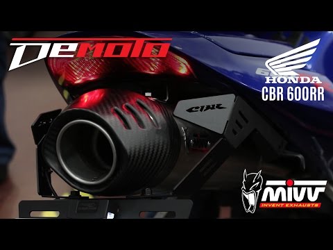 Tubo Escape CBR 600 RR 2005 2006 Suono MIVV Asiento