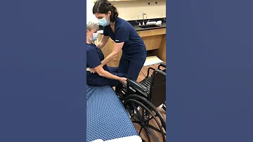 Stand Pivot Transfer Bed To Wheelchair 