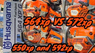 564xp vs 572xp, 592xp, 550xp. I used the 564xp for 1 week here is my review. MUST NEED MUFFLER MOD!