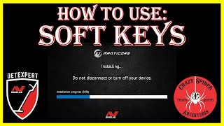 How to use Soft Keys - Minelab Manticore Software Update Upgrade screenshot 2