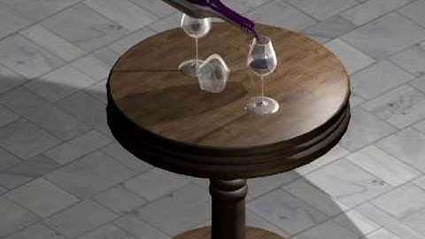 3DS Max-wine glass animation