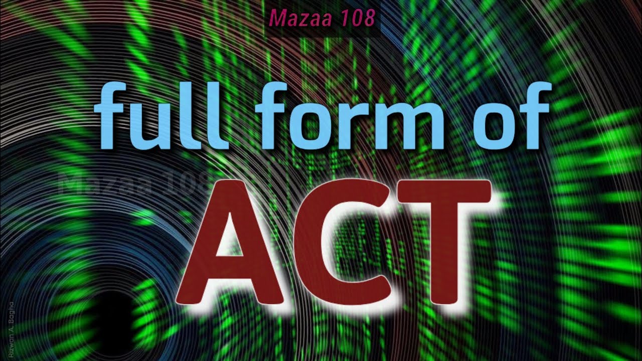 Full Form Of ACT ACT Full Form ACT Stands For ACT Means Exam 142-b-ni-act-application-for-delay-in-filing-complaint-under-138-ni