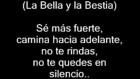 Porta - La bella y la bestia (con letra)