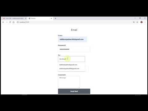 Send email | Nodejs | expressjs