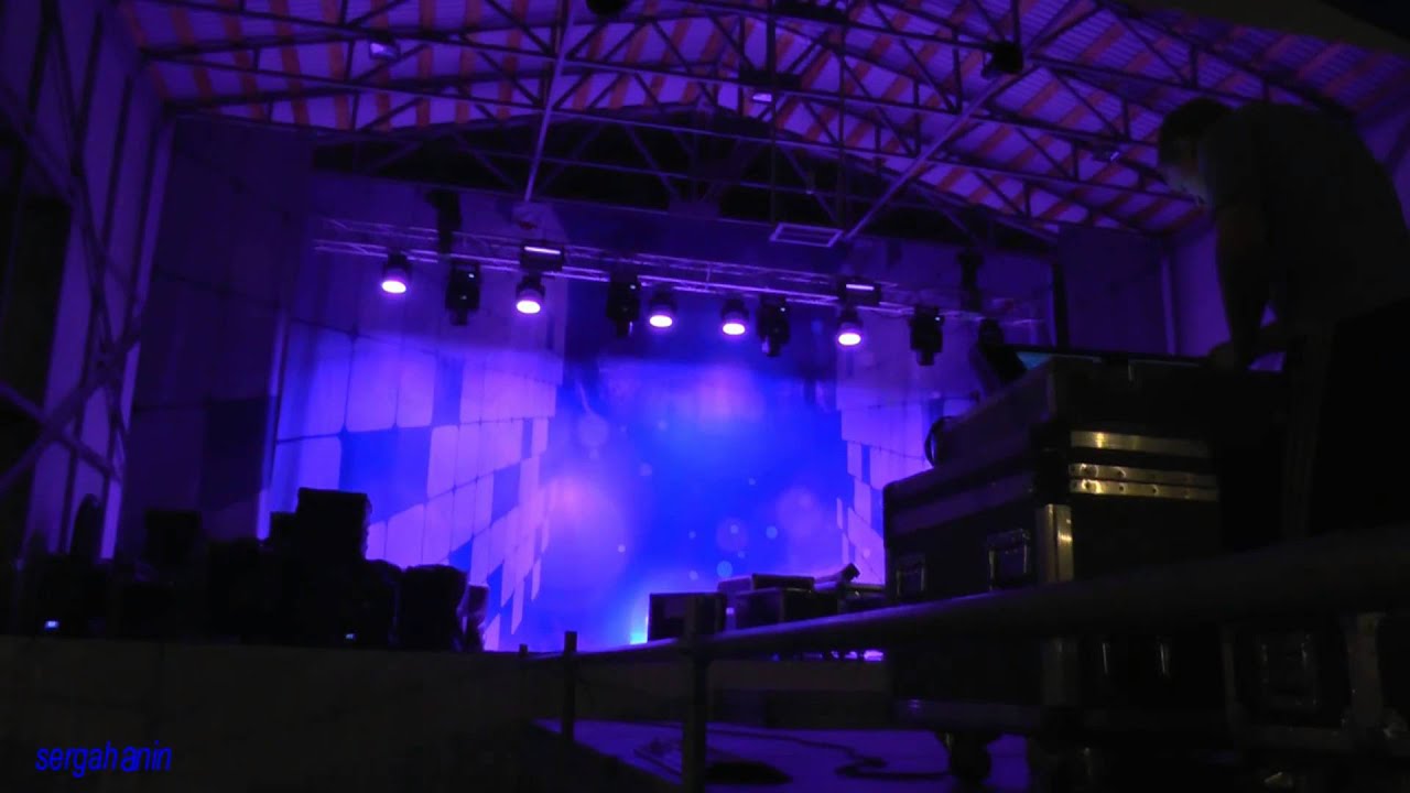 НАСТРОЙКА СВЕТА.Подготовка на сцене - YouTube