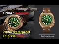 San Martin Bronze Captain Willard 6105 Turtle Watch SN047