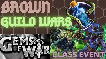 Brown Guild Wars Team | Gems of War event guide | Plaguelord class event team Paragon bracket 3