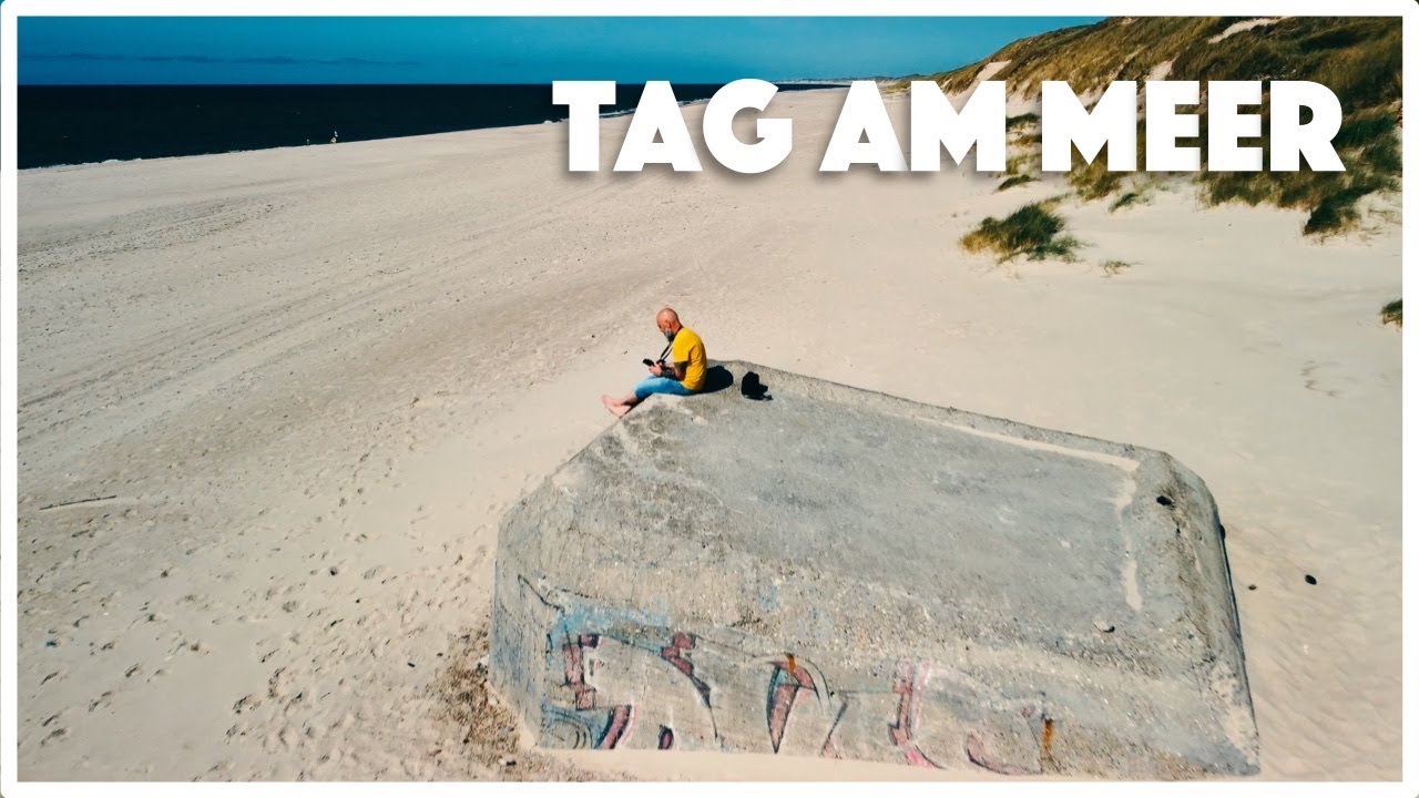 Tag am Meer | Bækbygård Strand Nordseeküste Dänemark | DJI Mini 2