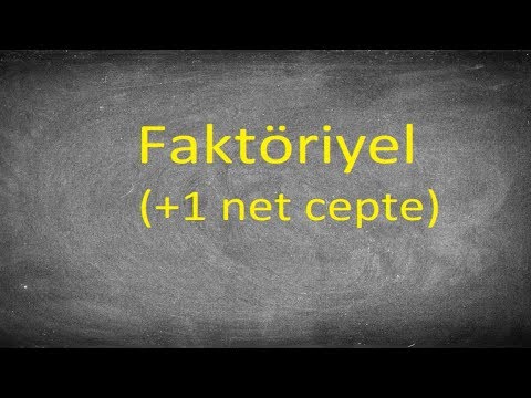 2017-2018 YGS-LYS HAZIRLIK I Faktöriyel